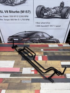Радиатор гидроусилителя руля A1724603724 MERCEDES-BENZ E-CLASS