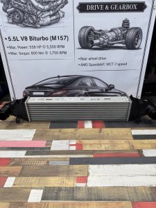 Интеркулер А2045000100 MERCEDES-BENZ E-CLASS