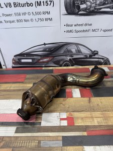 Катализатор A2124903136 MERCEDES-BENZ E-CLASS