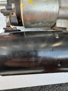 Стартер MERCEDES-BENZ E-CLASS OEM А0051513901 212047 2011