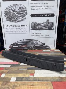 Накладка замка багажника А2126900241 MERCEDES-BENZ E-CLASS