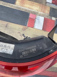 Фонарь задний левый MERCEDES-BENZ E-CLASS OEM 2129060558 212047 2011