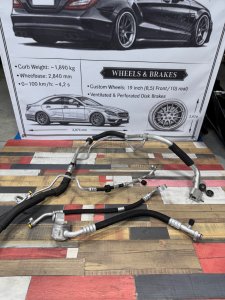 Трубки кондциионера А2128306215 А2048300916 А2128305515 А2128305915 MERCEDES-BENZ E-CLASS