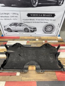 Защита двигателя А2045242430 MERCEDES BENZ C-CLASS
