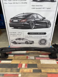 Усилитель бампера задний А2126100714 MERCEDES-BENZ E-CLASS