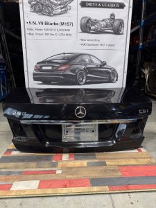 Крышка багажника MERCEDES-BENZ E-CLASS
