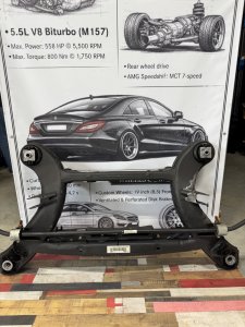 Подрамник задний MERCEDES-BENZ E-CLASS