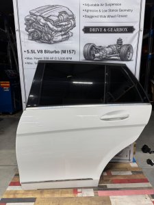 Дверь задняя левая MERCEDES BENZ C-CLASS