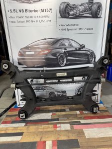 Подрамник задний MERCEDES BENZ C-CLASS