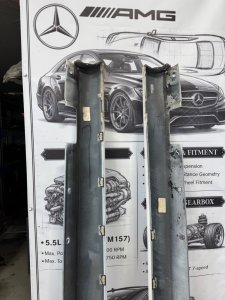 Накладка на пороги MERCEDES BENZ C-CLASS OEM 2046901240 2046901140 204248 2012
